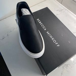 Rebecca Minkoff Brand New Black Leather sneakers